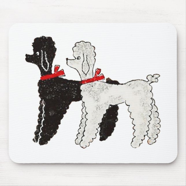 Poodles Mouse Pad (Front)