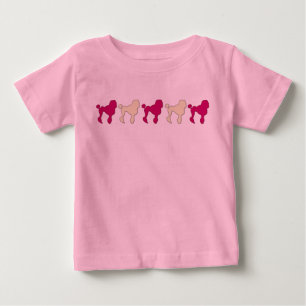 Poodles On Parade Baby T-Shirt
