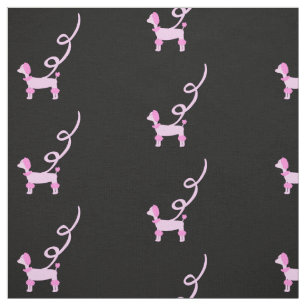 Poodles Pattern Fabric