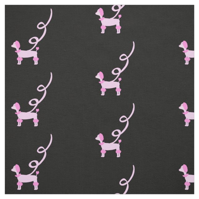 Poodles Pattern Fabric (Swatch)