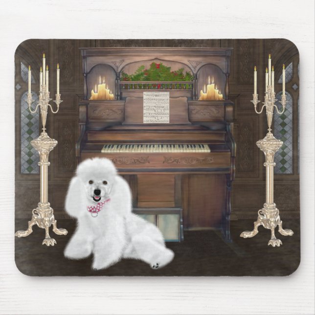 Poodles Rock! Mousepad (Front)