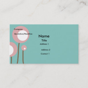 Poof Ball Business Card