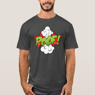 Poof Comic Cool Retro Comic Book Men Women family T-Shirt