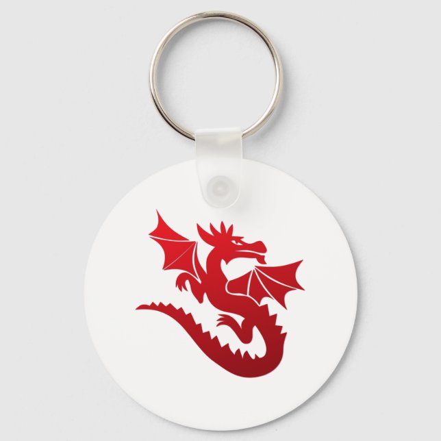 Poof The Magic Dragon Key Ring (Front)