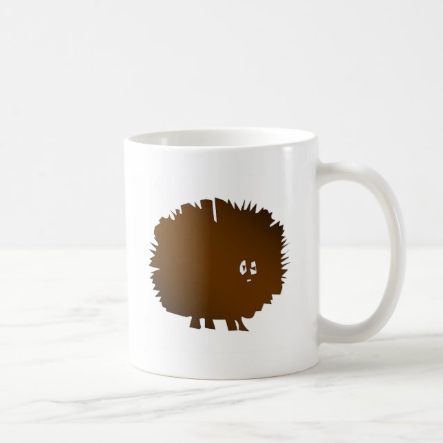 Poofy Cat Coffee Mug (Right)