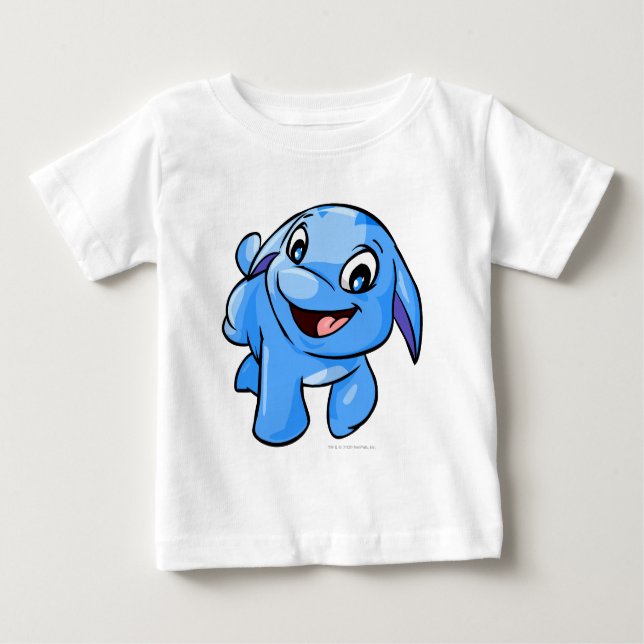 Poogle Blue Baby T-Shirt (Front)