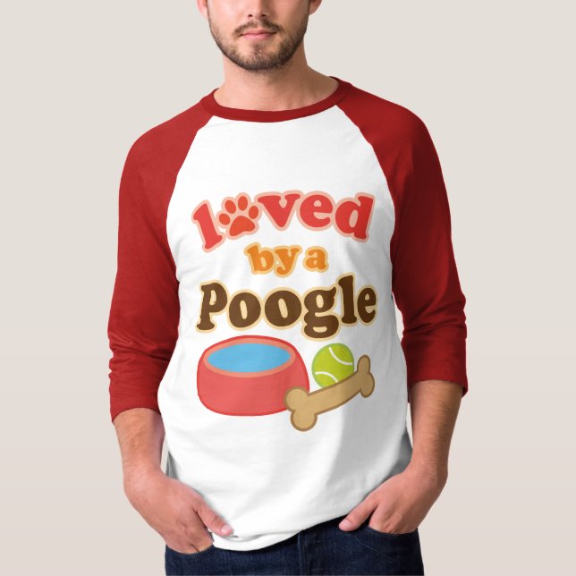 Poogle Dog Breed Gift T-Shirt (Front)
