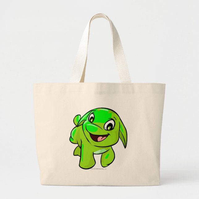 Poogle Glowing Large Tote Bag (Front)