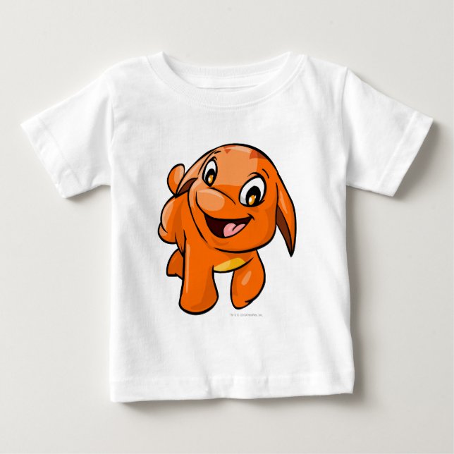 Poogle Orange Baby T-Shirt (Front)