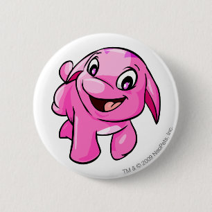 Poogle Pink 6 Cm Round Badge