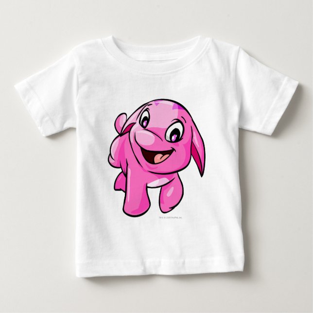 Poogle Pink Baby T-Shirt (Front)