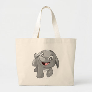 Poogle Silver Large Tote Bag