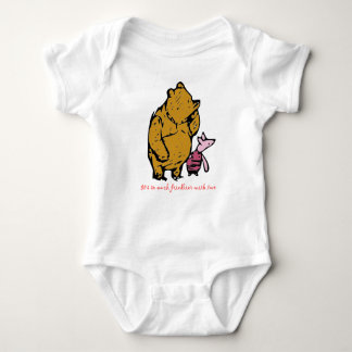 Pooh and Piglet Baby Bodysuit