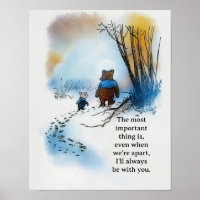 Pooh quote "Even when we're apart