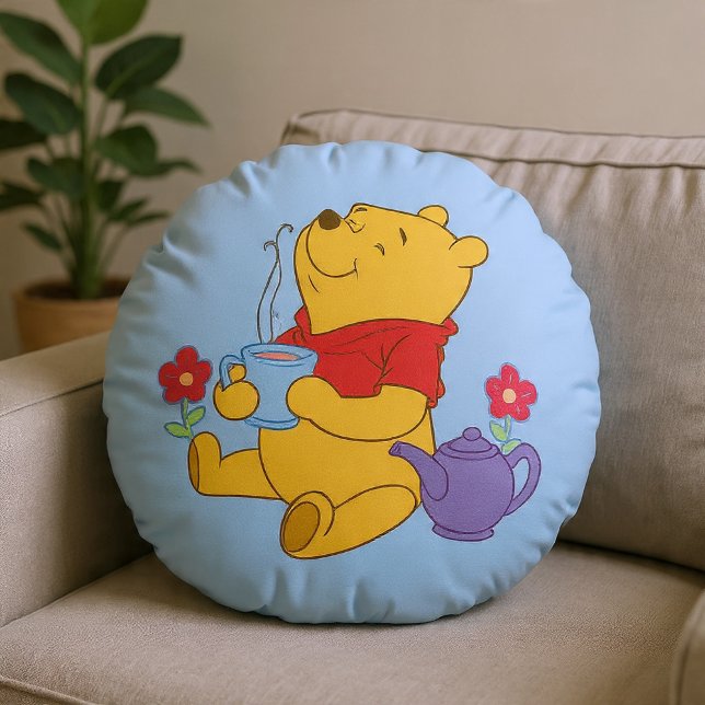Pooh Round Cushion (Creator Uploaded)