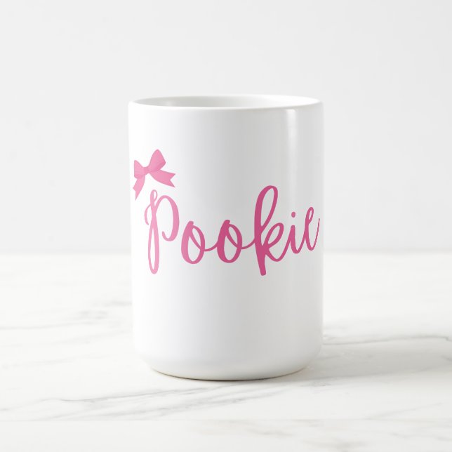 "Pookie" Cute Pink Mug Cup (Center)