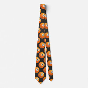 Pool 5 Ball Painted Pattern Tie