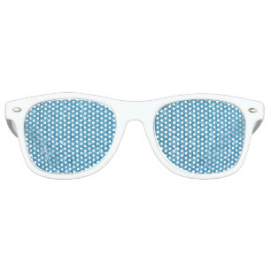 Pool Adult Retro Party Shades, White Retro Sunglasses
