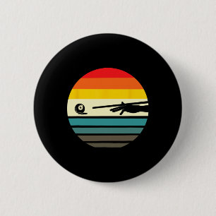 Pool And Snooker Player10 6 Cm Round Badge