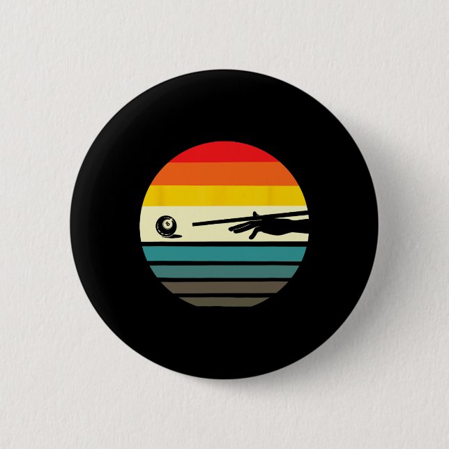 Pool And Snooker Player10  6 Cm Round Badge (Front)