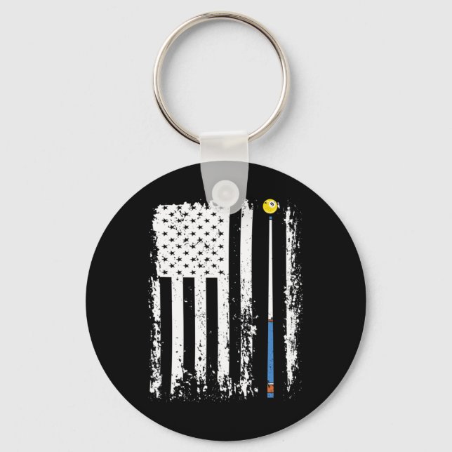 Pool And Snooker Player13  Key Ring (Front)