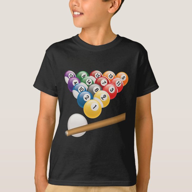 Pool And Snooker Player1  T-Shirt (Front)
