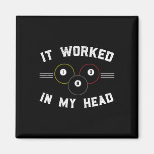 Pool And Snooker Player3 Magnet