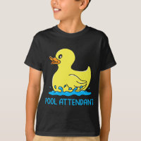 Pool Attendant - Lifeguard swimming rubber duck cu