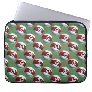 Pool Ball 15 Pattern Laptop Sleeve