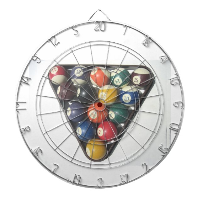 Pool Ball Dart Board (Front)