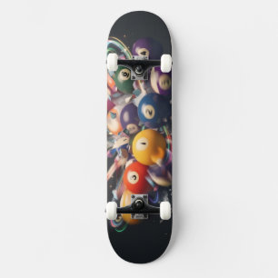 Pool Ball Style Skateboard