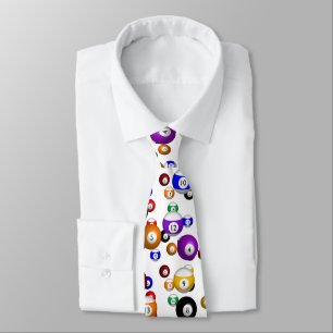 Pool Balls (Billiard Break) Tie