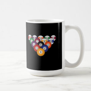 Pool Balls / Billiards: Coffee Mugs