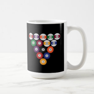 Pool Balls / Billiards: Coffee Mugs