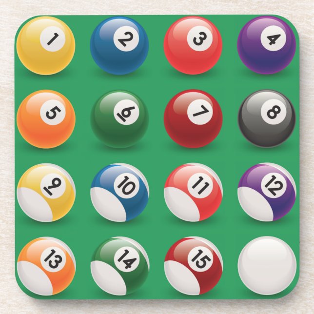 pool balls coaster (Front)