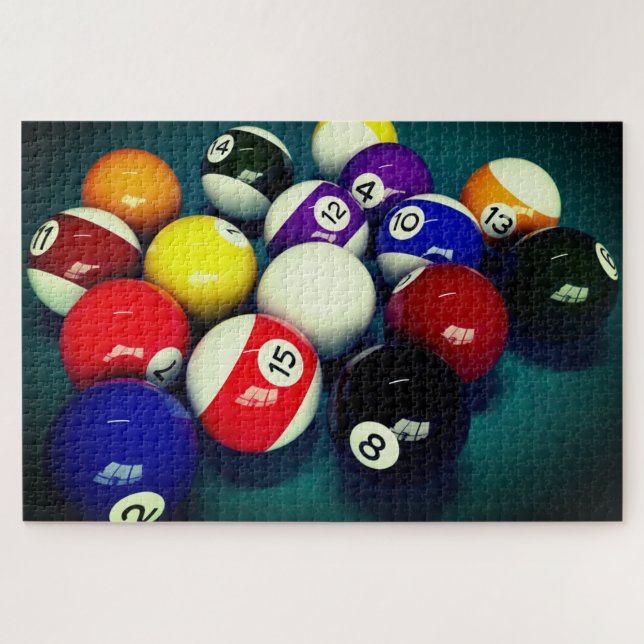Pool Balls Jigsaw Puzzle (Horizontal)