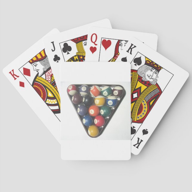 Pool Balls Playing Cards (Back)