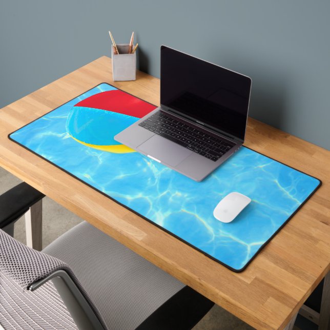 Pool Beach Ball Desk Mat (Office 2)