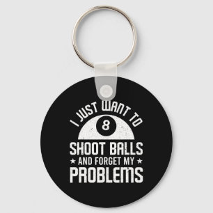Pool Billiard Outfit For Pool Player Billiard Play Key Ring