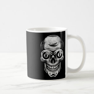 Pool Billiard Snooker Player Skull 8 And 9  Coffee Mug