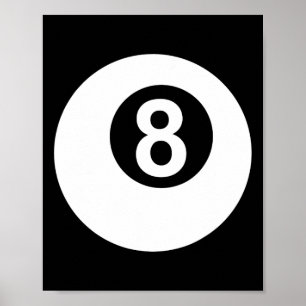 Pool Billiards 8 Ll  Poster