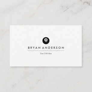 Pool - Billiards Business Card