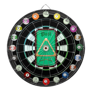 Pool/ Billiards Multi-Target 20 Count Dartboard