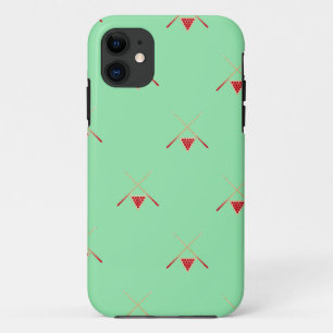 pool billiards on green Case-Mate iPhone case