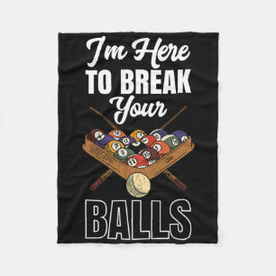 Pool Billiards Pool R Game Sports 8 Ll Cue Stick Fleece Blanket