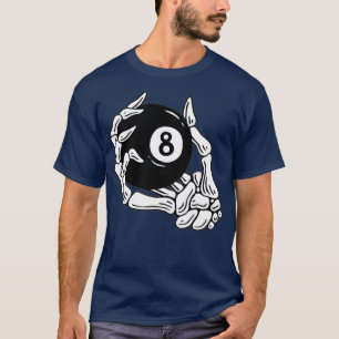 Pool billiards vintage 8 eight ball T-Shirt