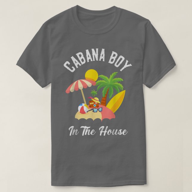 Pool Bo Beach Vacation Funny Tee Cabana Boy In The (Design Front)