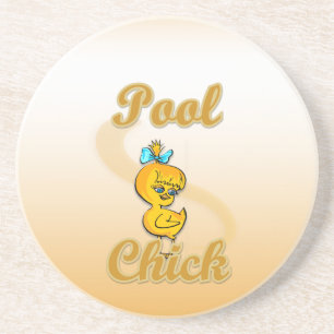 Pool Chick Coaster