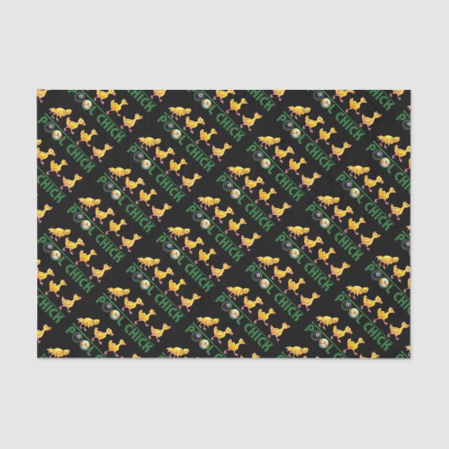 Pool Chick Tissue Paper (Front)