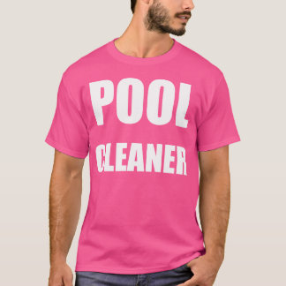 Pool Cleaner Employees Official Uniform Work T-Shirt